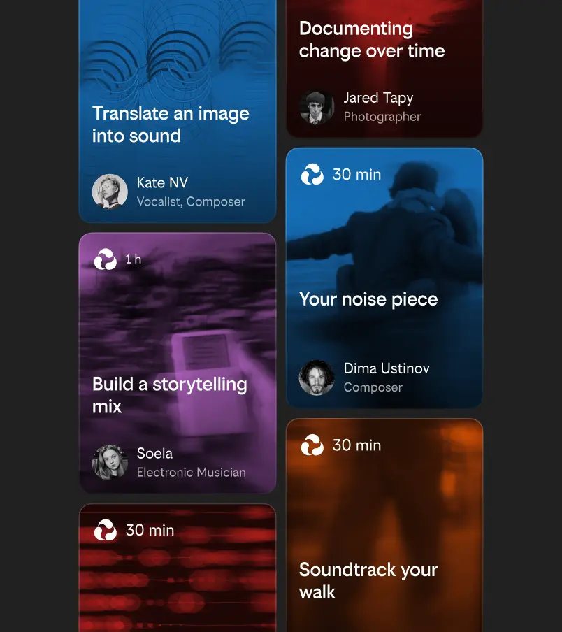 Creative practices from industry experts